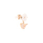 Petal Poise Rose Gold Earrings - 925 Silver