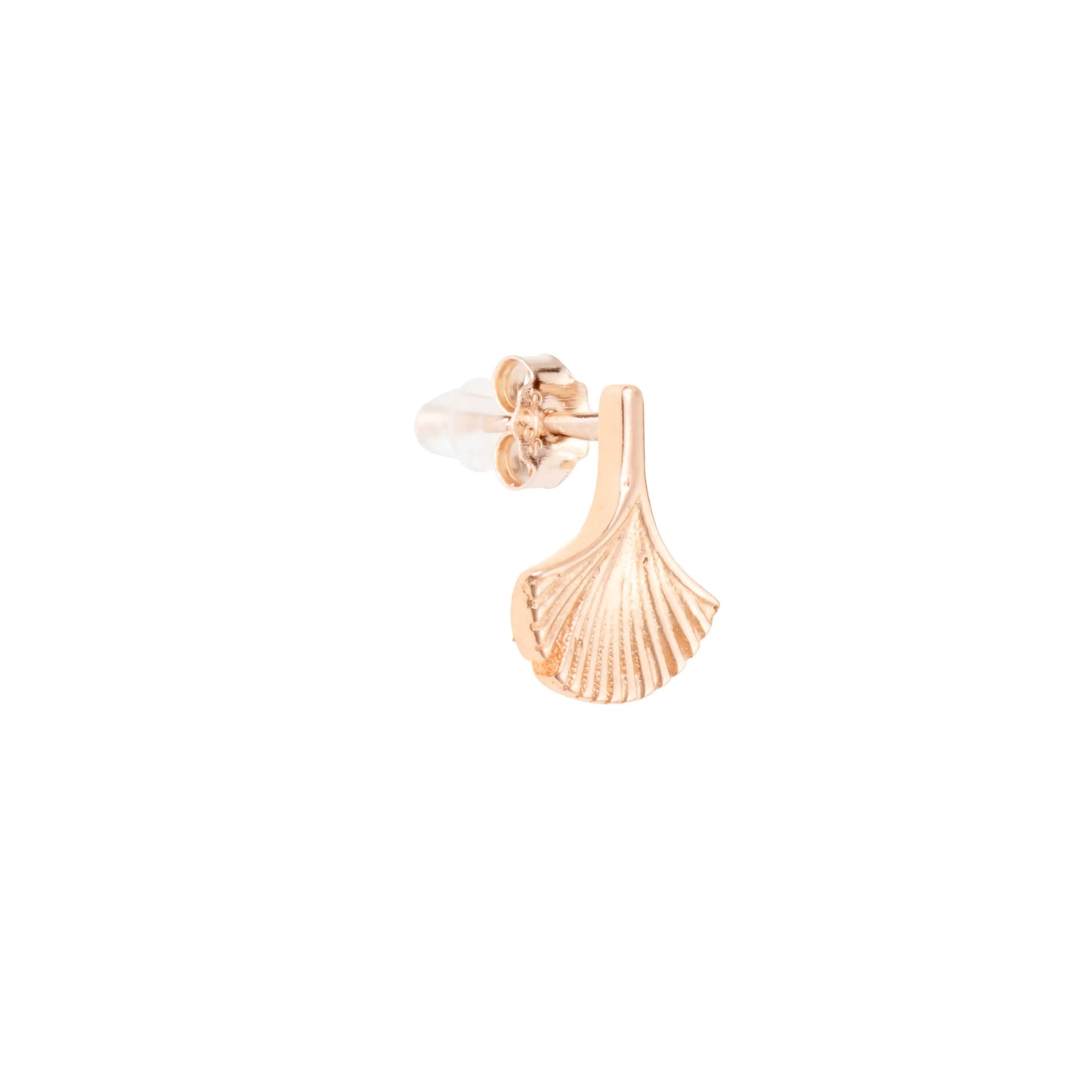Ginkgo Grace Rose Gold Earrings - 925 Silver