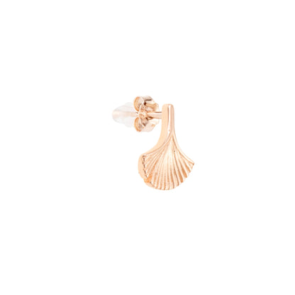 Ginkgo Grace Rose Gold Earrings - 925 Silver