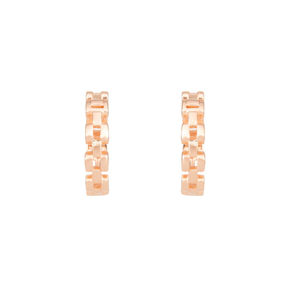 Statement Crossover Sparkle Hoops - 925 Silver