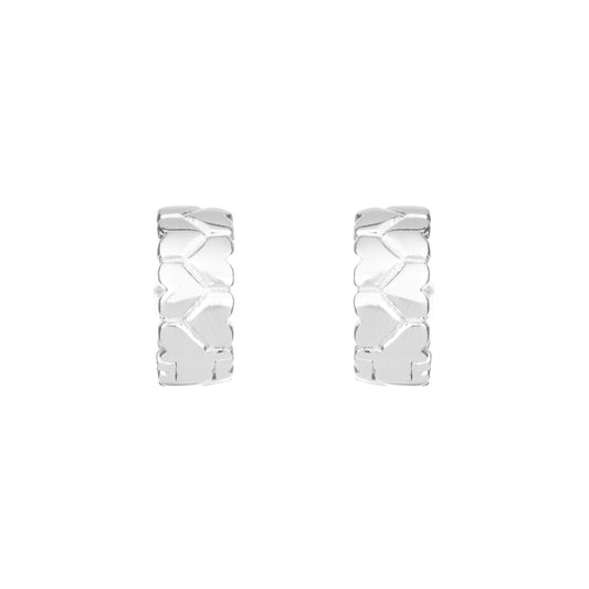 The Silver Weave Huggies - 925 Silver