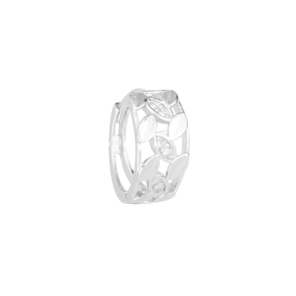 Luna Vine Silver Hoops - 925 Silver