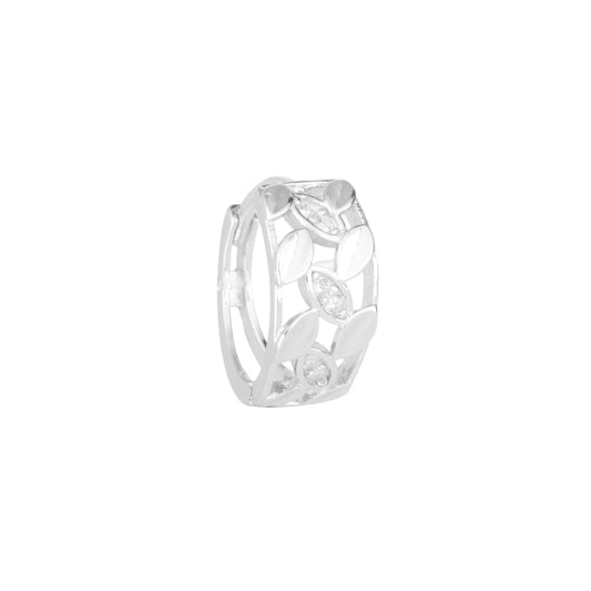 Luna Vine Silver Hoops - 925 Silver