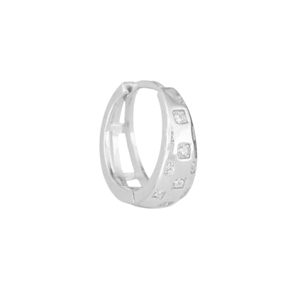 The Lustro Geo Hoops - 925 Sillver