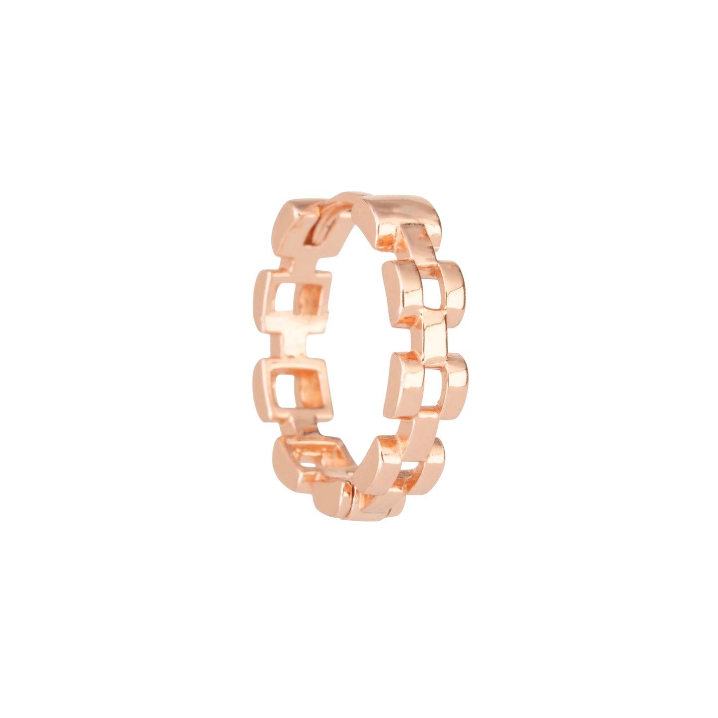 Statement Crossover Sparkle Hoops - 925 Silver