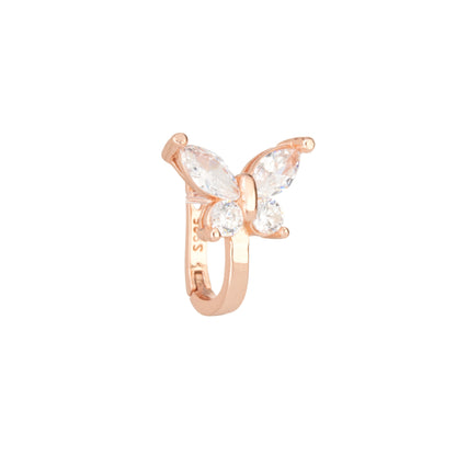 Whispering Wings Butterfly Hoops -925 Silver
