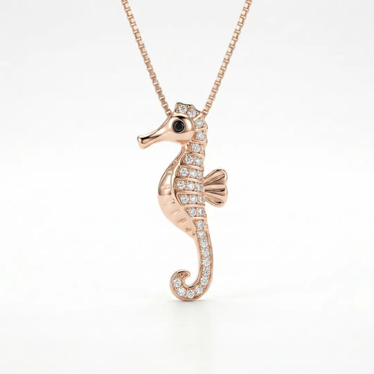 Seahorse Necklace - 925 Silver