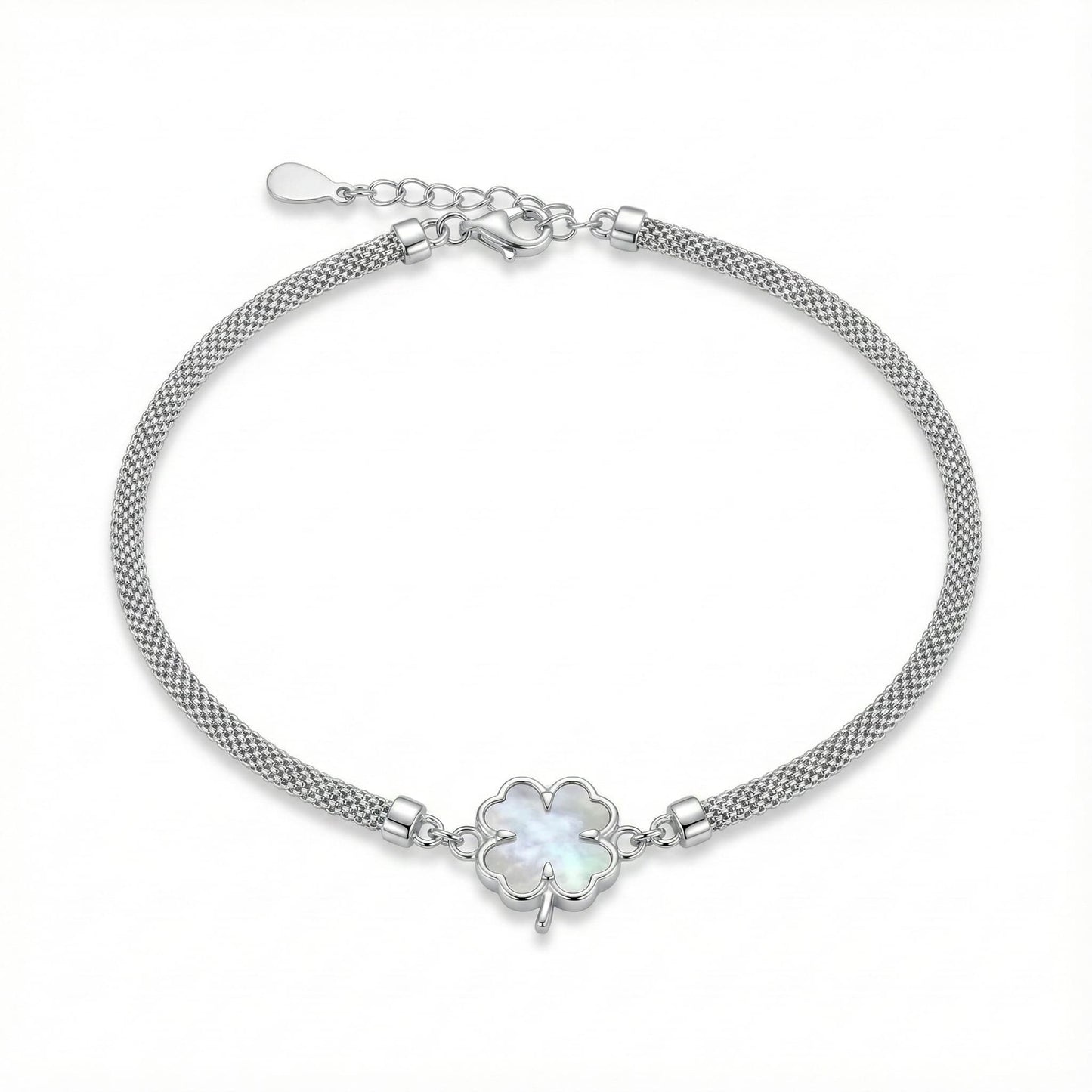 Lucky Charm Silver Anklet - 925 Silver