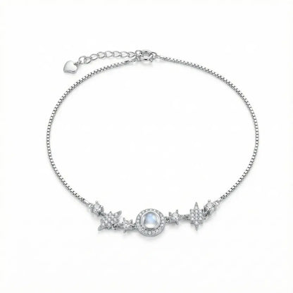 Celestial Charm Anklet - 925 Silver