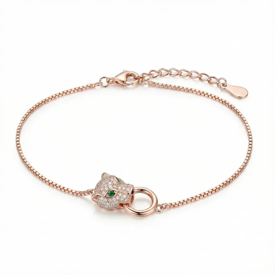 Panther's Eye Bracelet - 925 Silver