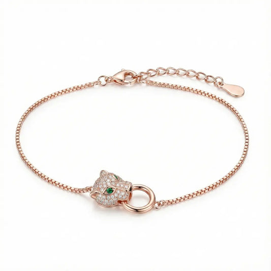 Panther's Eye Bracelet - 925 Silver