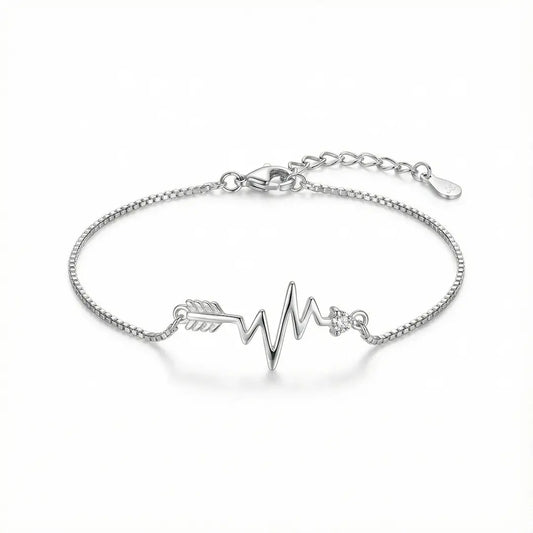 Heart’s Echo Bracelet - 925 Silver