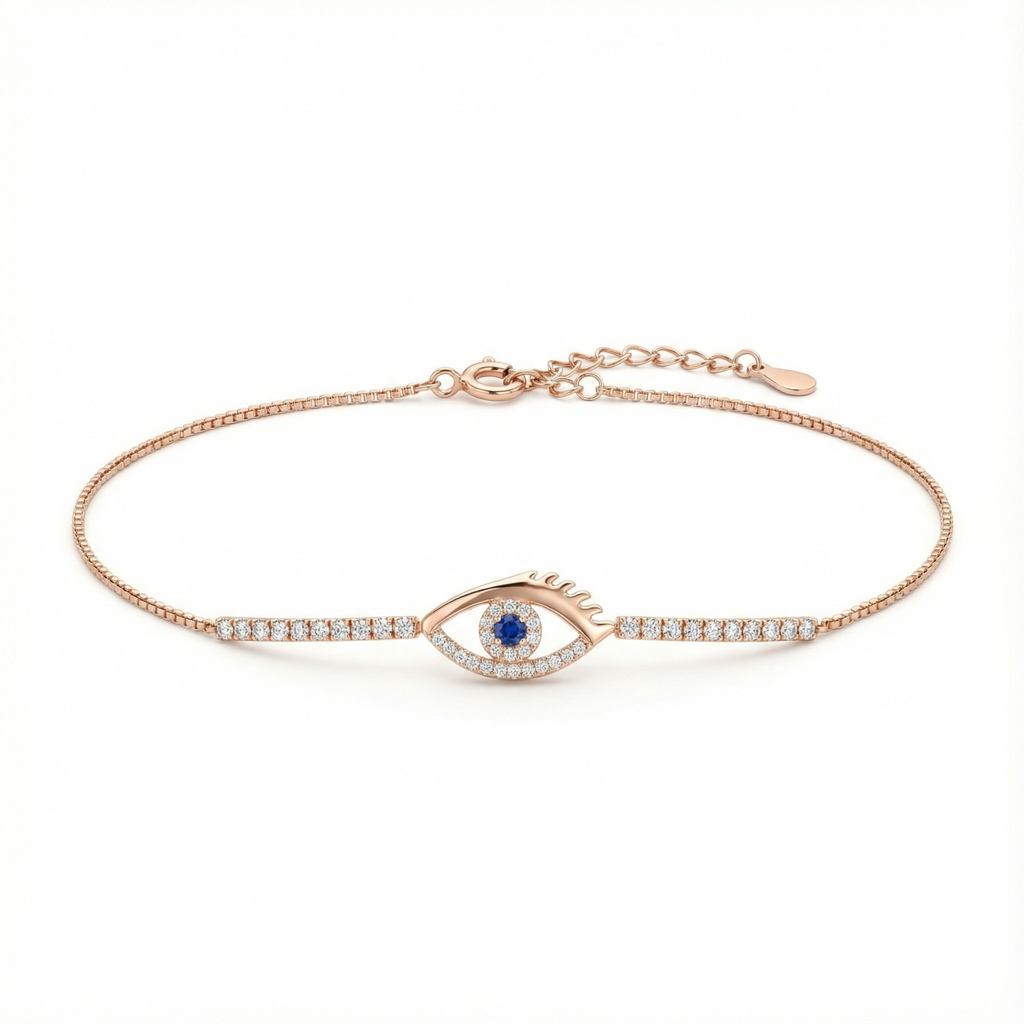 Celestial Evil Eye Bracelet - 925 Silver
