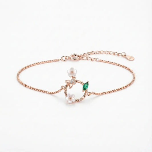 Nature's Elegance Bracelet - 925 Silver