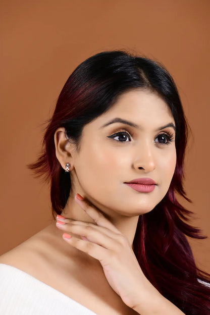 Luna Vine Silver Hoops Earrings  - 925 Silver