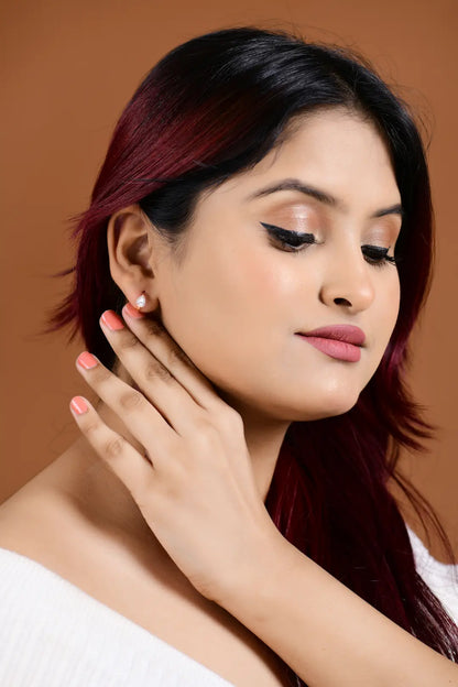 Celeste Droplet Hoops Earrings  - 925 Silver