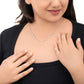 "Celestial Links Silver Necklace"