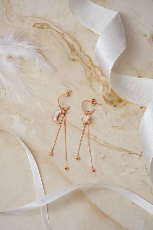 Lunar Glow Earrings - 925 Silver