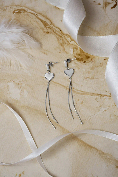 Love Drop Earrings - 925 Silver