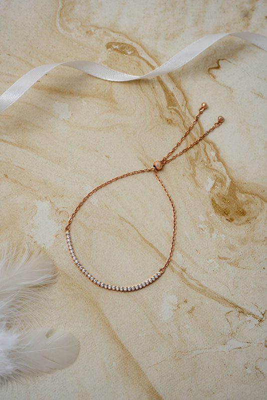 Twinkle Beads Bracelet - Rose Gold
