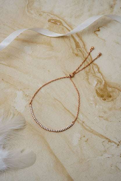 Twinkle Beads Bracelet Rose Gold - 925 Silver