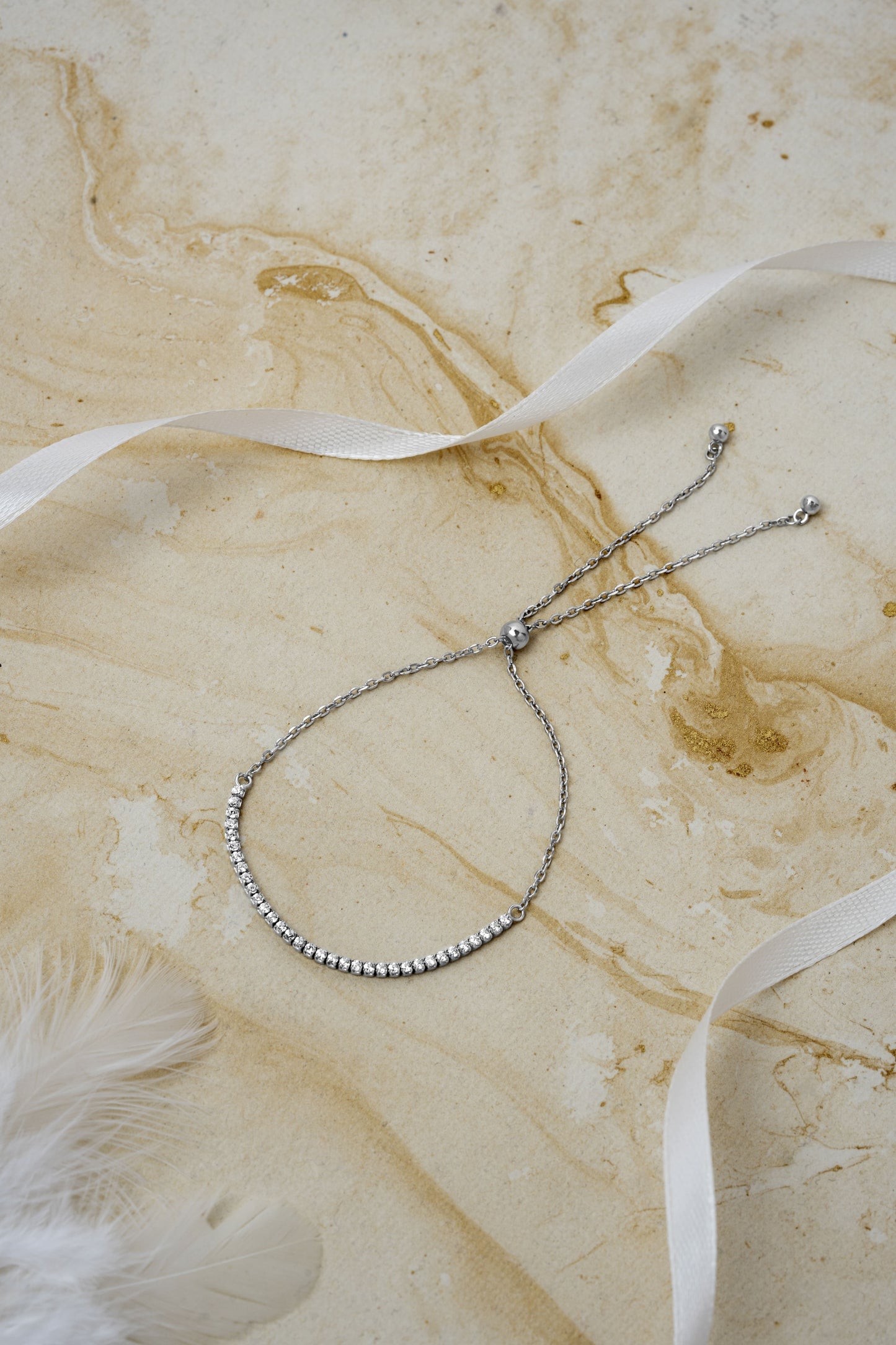 Twinkle Beads Bracelet - Silver