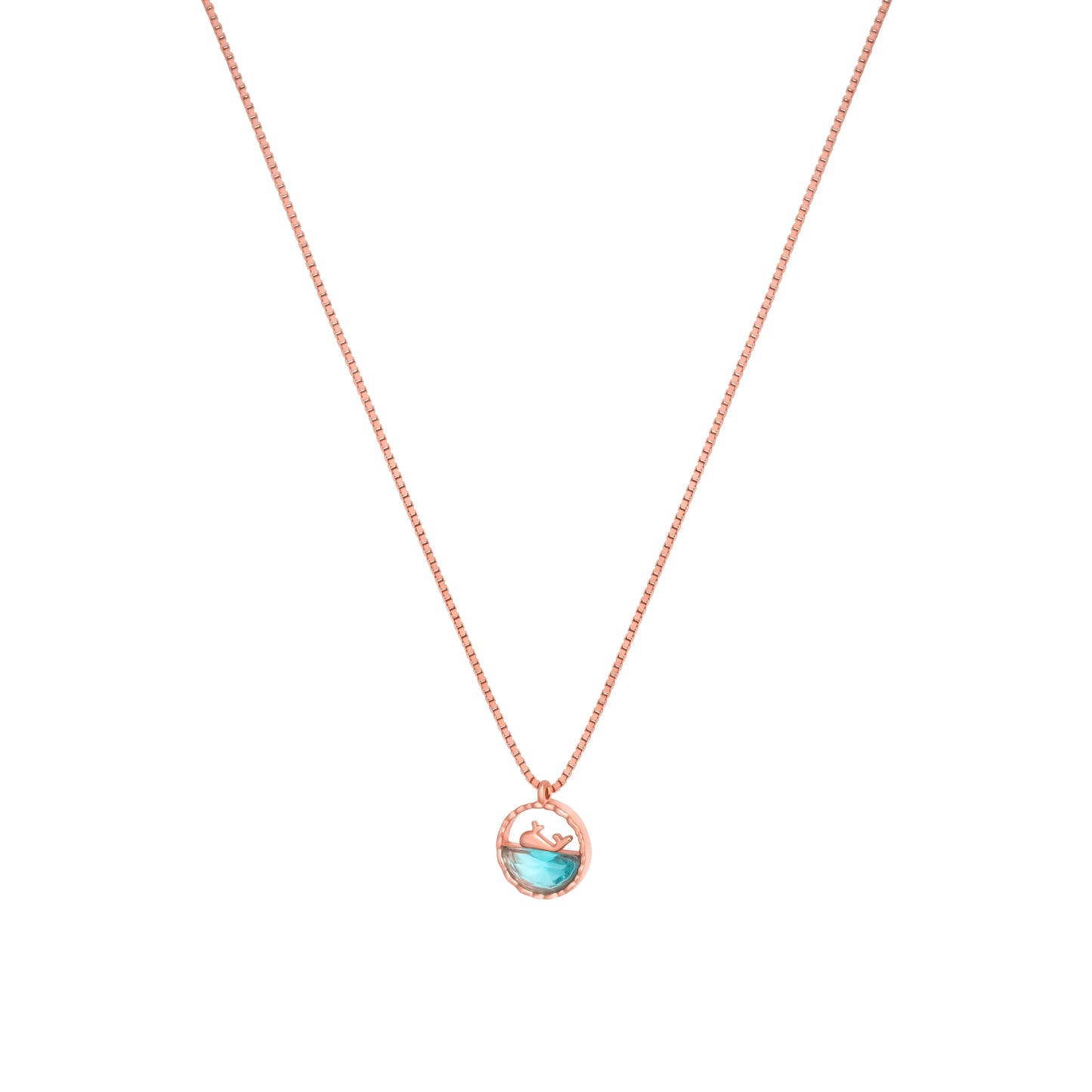 Dolphin Dancing Chain Necklace - 925 Silver