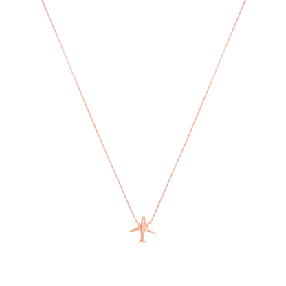 Airplane Chain Necklace - 925 Silver