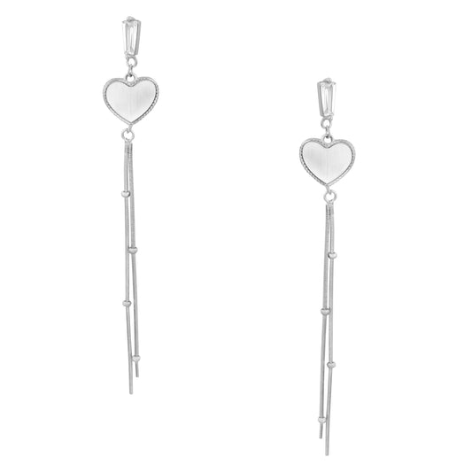 Love Drop Earrings - 925 Silver