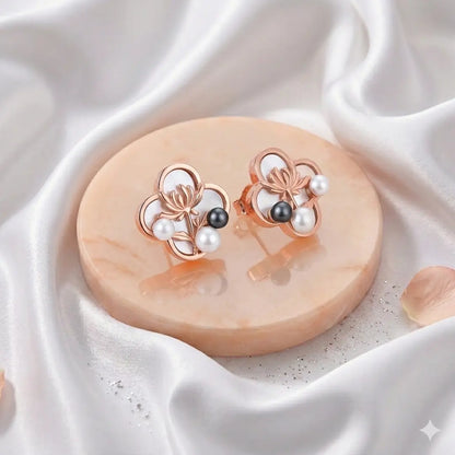 Mother of Pearl Earrings - 925 Silver
