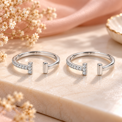 Eterna Spark 925 Silver Adjustable Toe Ring