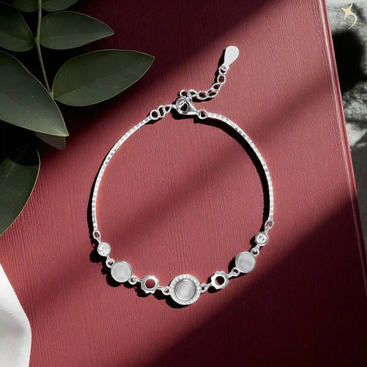 Luna Glow Silver Bracelet,