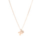 Blush Bloom Floral Necklace - 925 Silver