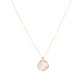 Celestial Bloom Mother-of-Pearl Pendant Necklace - 925 Silver