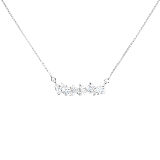 Starlit Whisper Necklace - 925 Silver