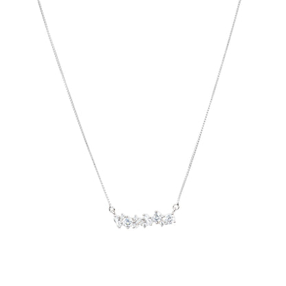 Starlit Whisper Necklace - 925 Silver
