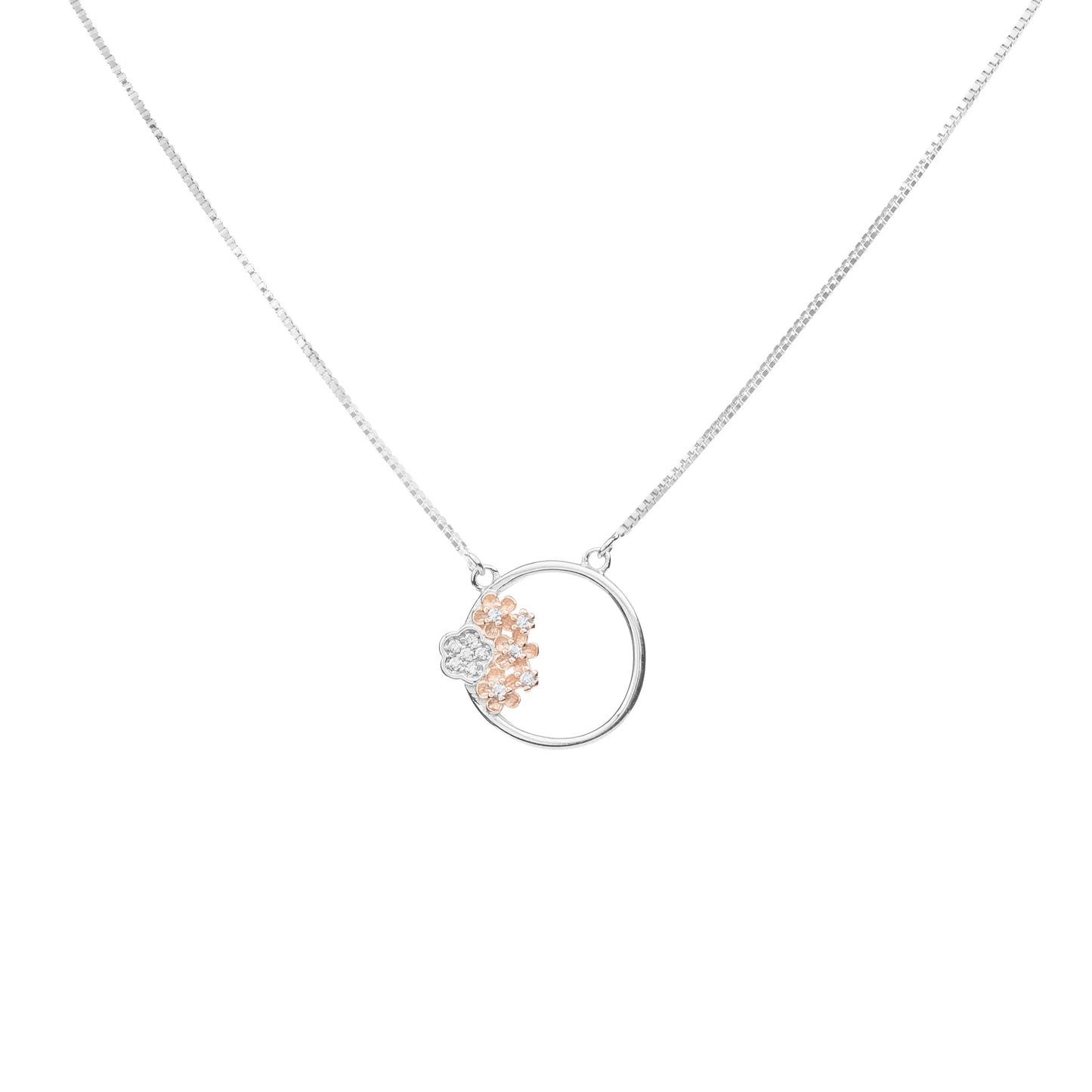 Celestial Bloom Necklace - 925 Silver