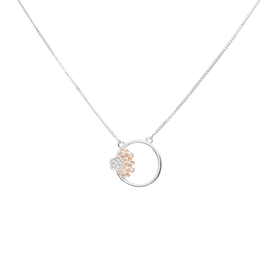 Celestial Bloom Necklace - 925 Silver