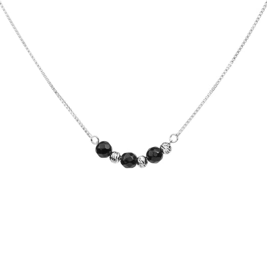 Midnight Orbit Necklace - 925 Silver
