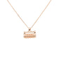 Golden Scroll Necklace - 925 Silver