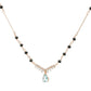 Celeste Drop Mangalsutra Necklace - 925 Silver