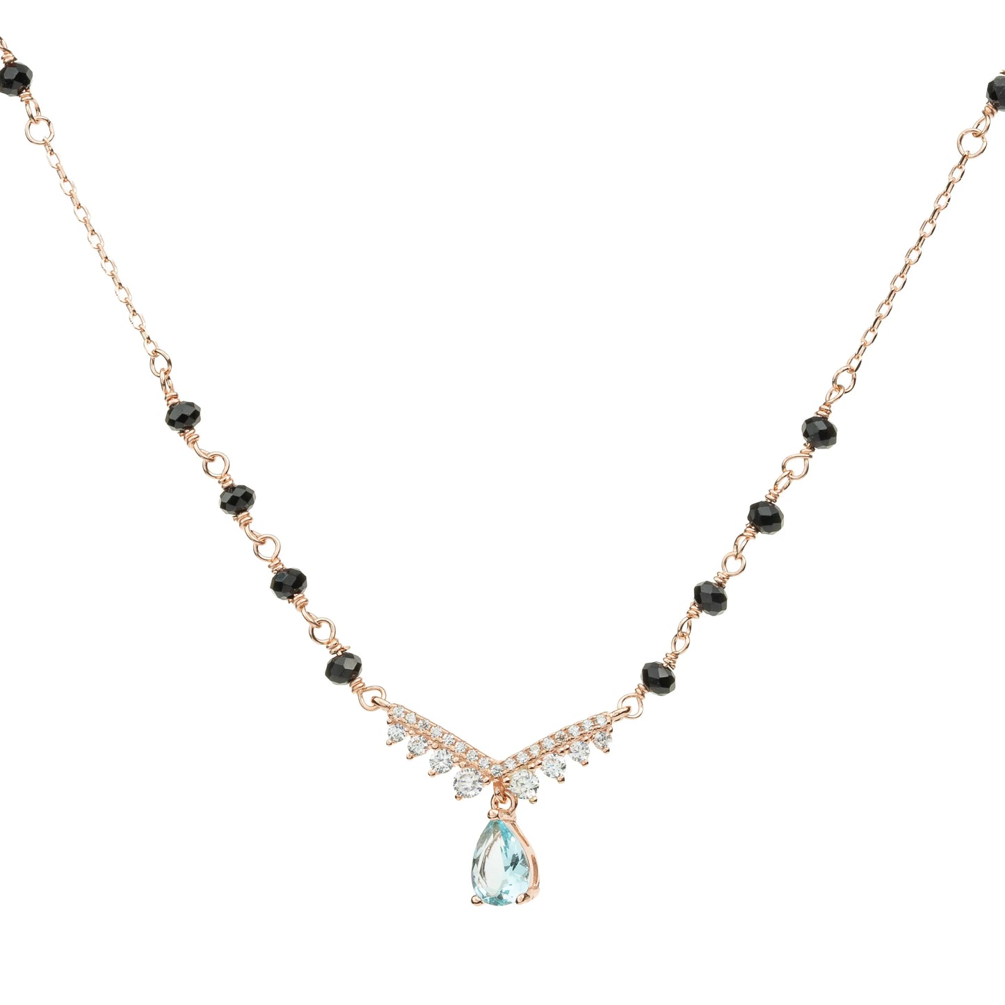 Celeste Drop Mangalsutra Necklace - 925 Silver