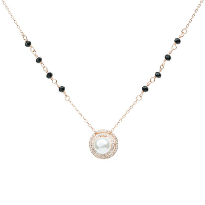 Luna Pearl Mangalsutra Necklace - 925 Silver