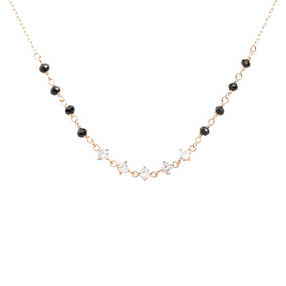 Radiant Bloom Mangalsutra Necklace - 925 Silver