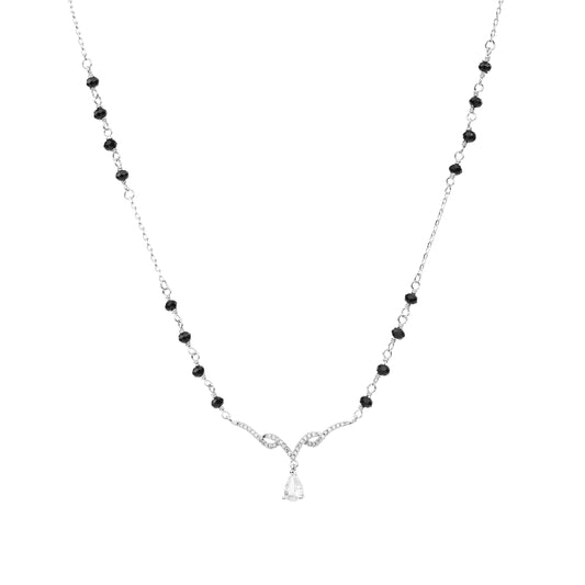 Serene Twist Mangalsutra Necklace - 925 Silver