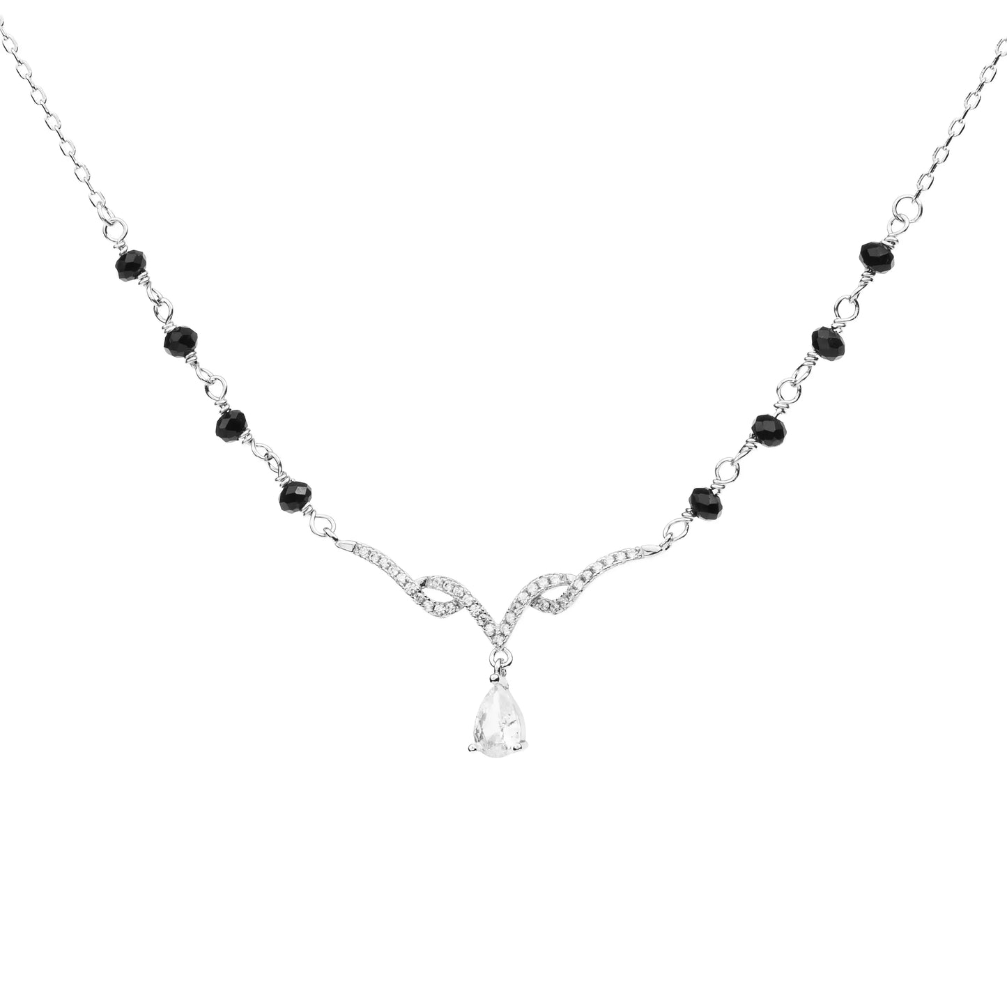 Serene Twist Mangalsutra Necklace - 925 Silver