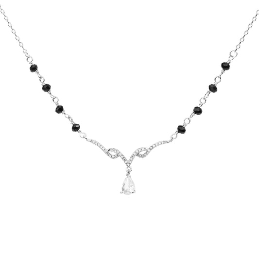Serene Twist Mangalsutra Necklace - 925 Silver