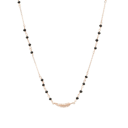 Whisper Feather Mangal sutra - 925 Silver