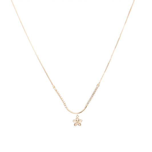 Blossom Gleam Necklace - 925 Silver