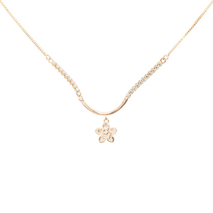 Blossom Gleam Necklace - 925 Silver